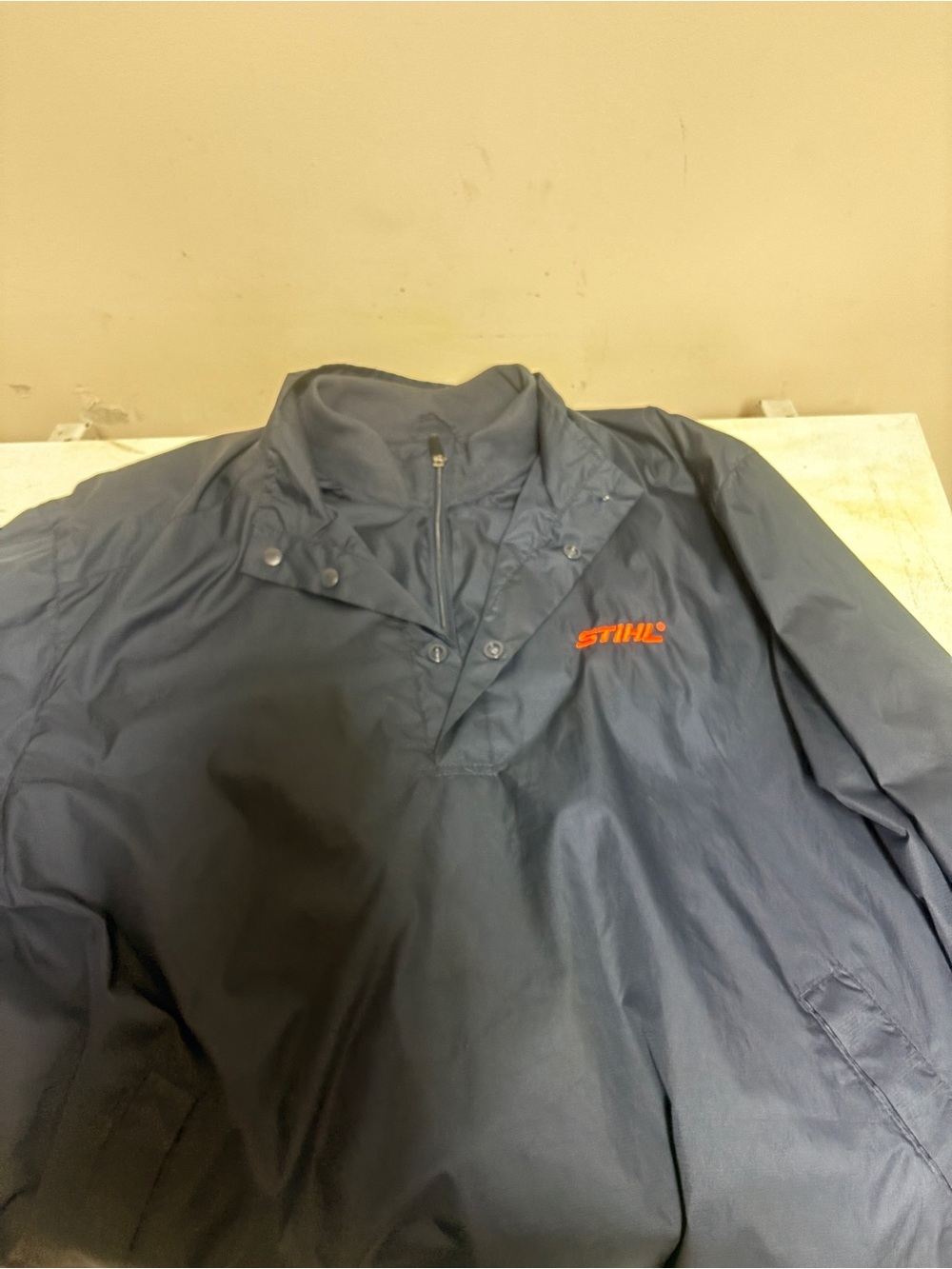 Stihl pullover rain jacket